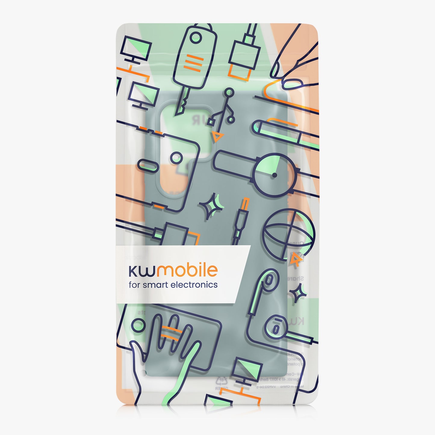 kwmobile Hülle kompatibel mit Samsung Galaxy S24 Ultra Hülle - magnetisches Silikon Case kompatibel mit MagSafe - Cover gummiert