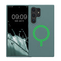 kwmobile Hülle kompatibel mit Samsung Galaxy S24 Ultra Hülle - magnetisches Silikon Case kompatibel mit MagSafe - Cover gummiert