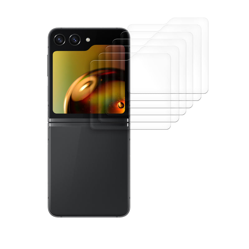 6x Folie kristallklar für Samsung Galaxy Z Flip5