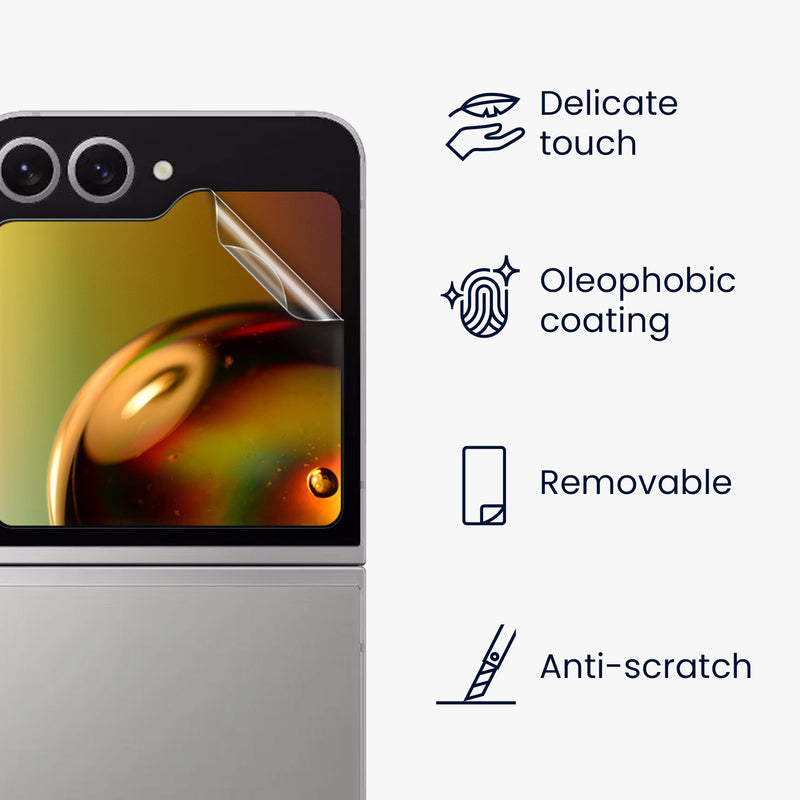 6x Folie kristallklar für Samsung Galaxy Z Flip6
