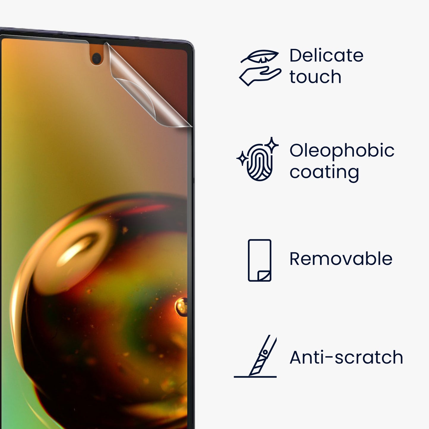6x Folie kristallklar für Samsung Galaxy Z Fold6