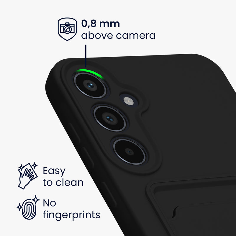kwmobile Handyhülle kompatibel mit Samsung Galaxy A55 5G Hülle - Handy Cover mit Fach für Karten