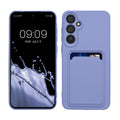 kwmobile Handyhülle kompatibel mit Samsung Galaxy A55 5G Hülle - Handy Cover mit Fach für Karten - in Lavendel Lavendel  
