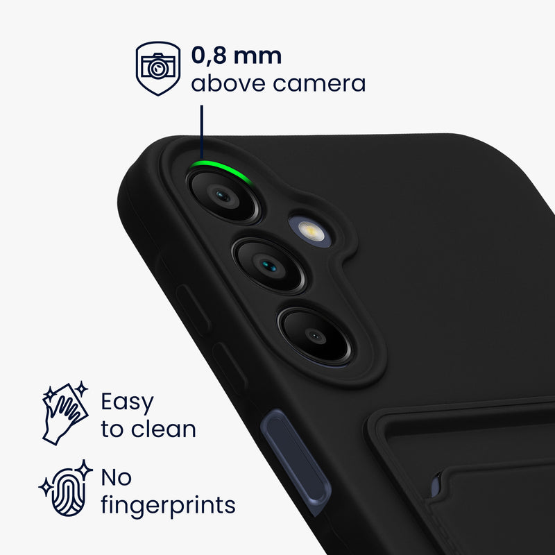 kwmobile Handyhülle kompatibel mit Samsung Galaxy A15 5G Hülle - Handy Cover mit Fach für Karten