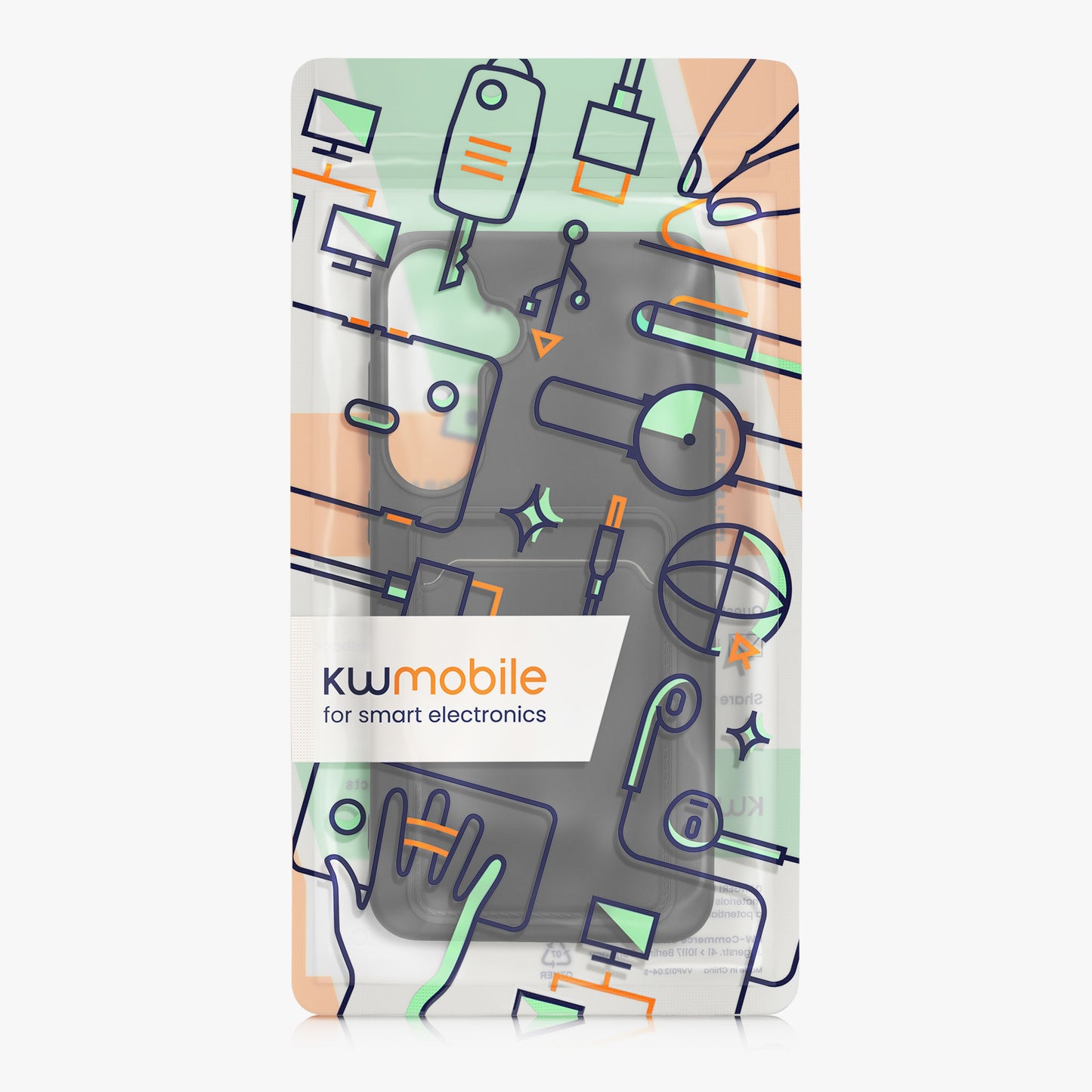 kwmobile Handyhülle kompatibel mit Samsung Galaxy S24 Plus Hülle mit Fach für Karten