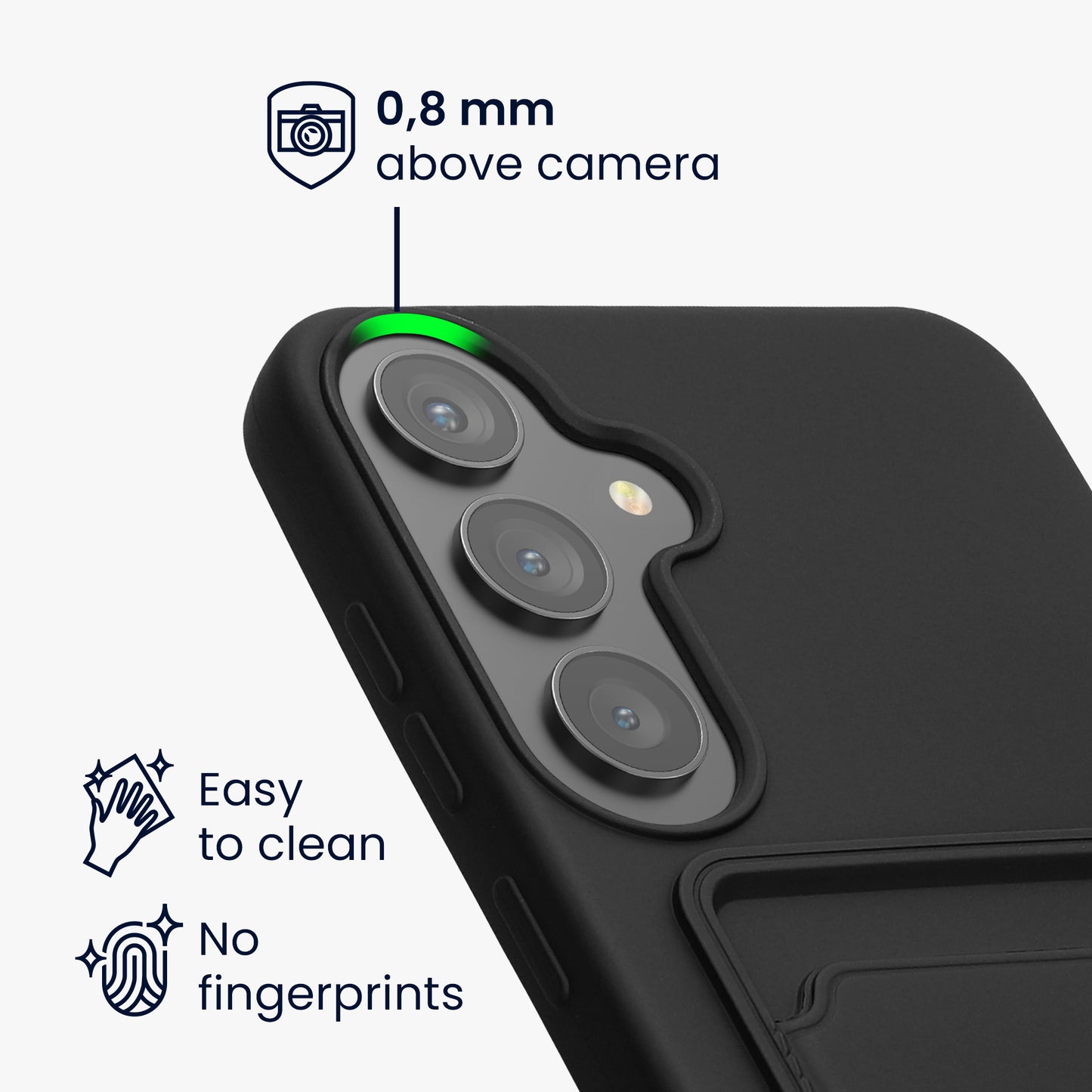 kwmobile Handyhülle kompatibel mit Samsung Galaxy S24 Plus Hülle mit Fach für Karten