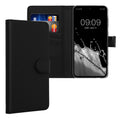 kwmobile Hülle kompatibel mit Samsung Galaxy A55 5G - Kunstleder Handyhülle mit Kartenfächern - in Schwarz Schwarz  