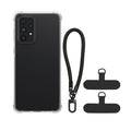 kwmobile Handy Case kompatibel mit Samsung Galaxy A33 5G Hülle mit Kantenschutz und abnehmbarem Armband inkl. 2 Pads
