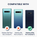 kwmobile Handyhülle kompatibel mit Samsung Galaxy S10e Brieftaschen Schutzhülle mit Displayschutz und RFID-Schutz