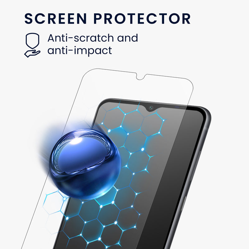 kwmobile Handyhülle kompatibel mit Samsung Galaxy A14 5G Hülle - Brieftaschen Schutzhülle aus PU-Leder mit Displayschutz und RFID-Schutz