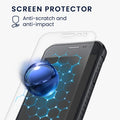 kwmobile Kunstleder Handyhülle kompatibel mit Samsung Galaxy Xcover 4 / 4S Hülle - Brieftaschen Schutzhülle aus PU-Leder mit Displayschutz und RFID-Schutz