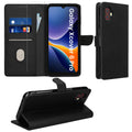 kwmobile Kunstleder Handyhülle kompatibel mit Samsung Galaxy Xcover6 Pro Hülle Brieftaschen Schutzhülle aus PU-Leder mit Displayschutz und RFID-Schutz