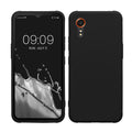 kwmobile Hülle kompatibel mit Samsung Galaxy Xcover7 Hülle - weiches TPU Silikon Case - Cover geeignet für kabelloses Laden - Schwarz Schwarz  
