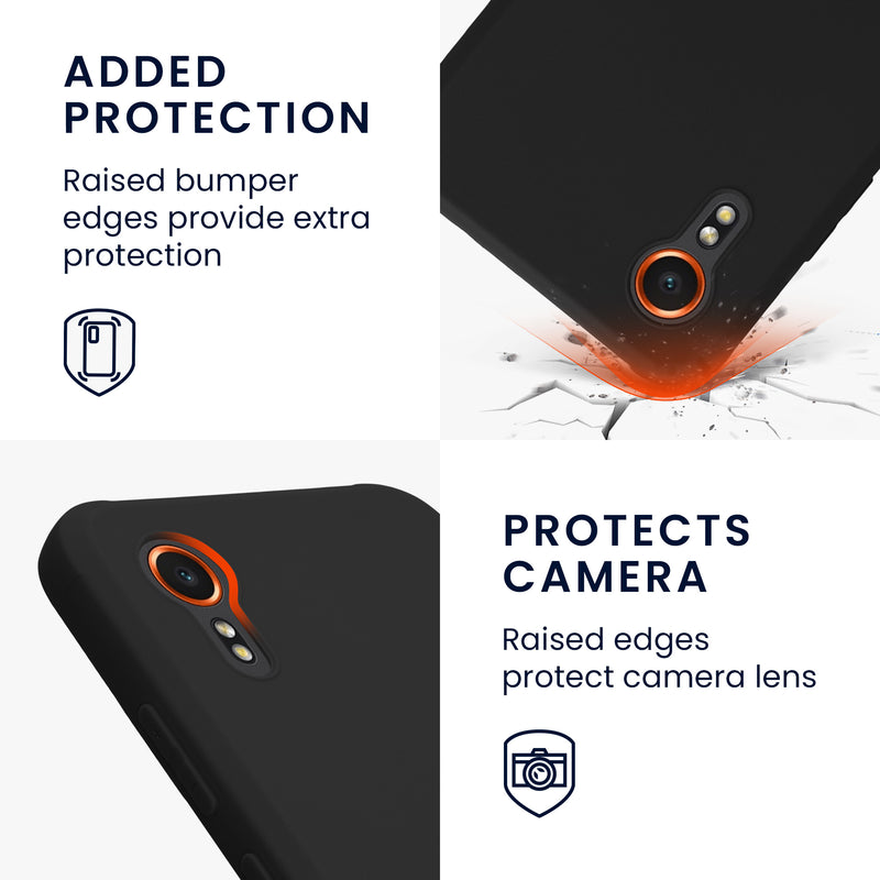 kwmobile Handyhülle für Samsung Galaxy Xcover7 Hülle Kabelloses Laden Schutzhülle Cover