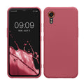 kwmobile Hülle kompatibel mit Samsung Galaxy Xcover7 Hülle - weiches TPU Silikon Case - Cover geeignet für kabelloses Laden - Dark Rose Dark Rose  