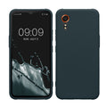 kwmobile Hülle kompatibel mit Samsung Galaxy Xcover7 Hülle - weiches TPU Silikon Case - Cover geeignet für kabelloses Laden - Dunkler Schiefer Dunkler Schiefer  