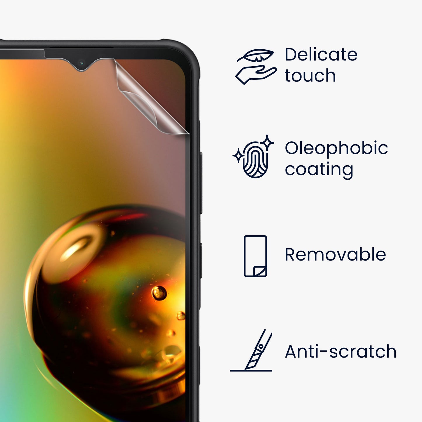 6x Folie kristallklar für Samsung Galaxy Xcover7