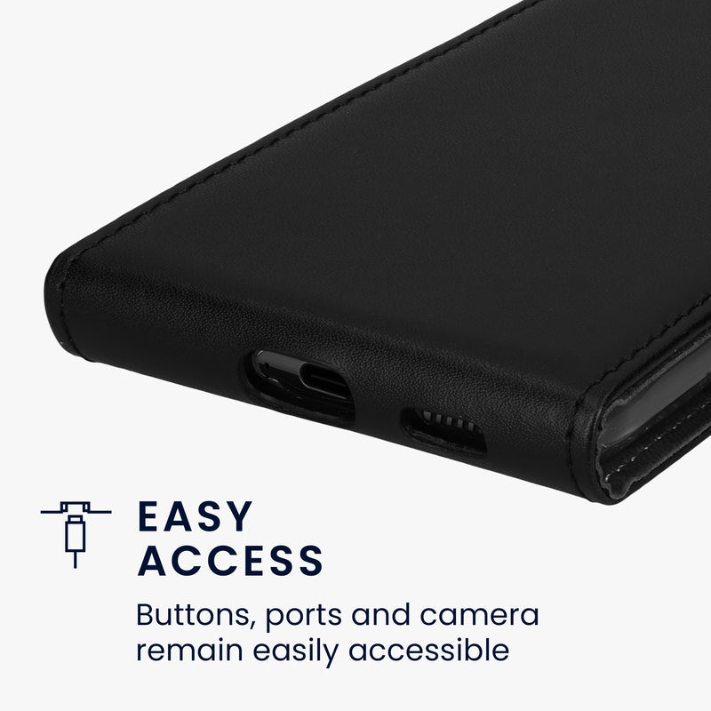 kwmobile Schutzhülle kompatibel mit Samsung Galaxy S21 - Flip Case Handyhülle