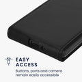 kwmobile Schutzhülle kompatibel mit Sony Xperia 10 VI - Hülle Handy - Flip Case Handyhülle