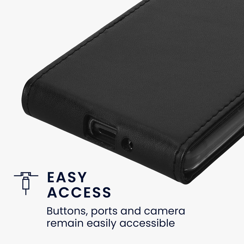 kwmobile Schutzhülle kompatibel mit Sony Xperia 10 VI - Hülle Handy - Flip Case Handyhülle