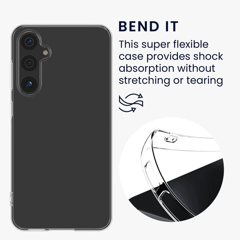 Crystal TPU Hülle für Samsung Galaxy A55 5G Transparent