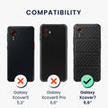 kwmobile Handyhülle für Samsung Galaxy Xcover7 Hülle - Case Silikon - Kabelloses Laden - Schutzhülle Cover