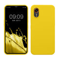 kwmobile Hülle kompatibel mit Samsung Galaxy Xcover7 Hülle - Silikon Handy Case - Handyhülle weiche Oberfläche - kabelloses Laden - Strahlend Gelb Strahlend Gelb  