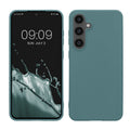kwmobile Hülle kompatibel mit Samsung Galaxy S24 FE Hülle - weiches TPU Silikon Case - Cover geeignet für kabelloses Laden - Arctic Night Arctic Night  
