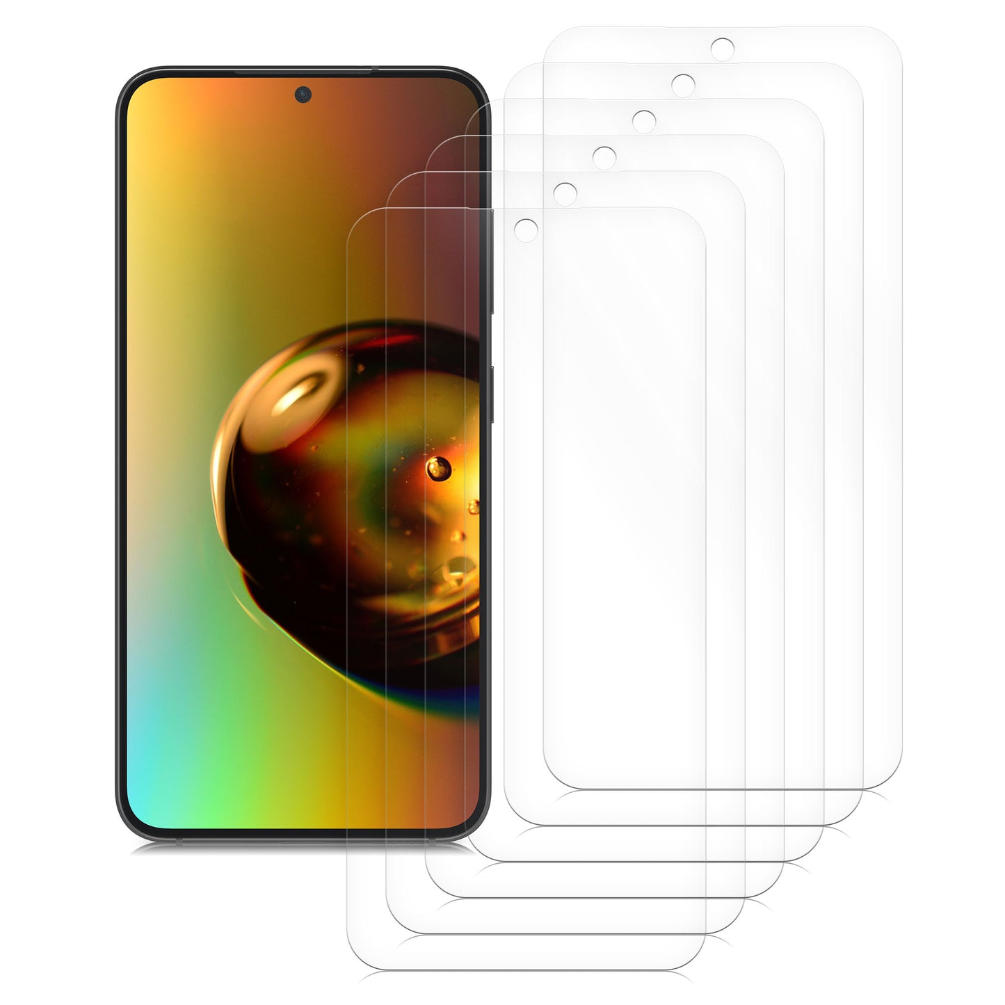 6x Folie kristallklar für Samsung Galaxy S24 FE