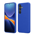 kwmobile Schutzhülle kompatibel mit Samsung Galaxy S25 Hülle - Silikon Handy Case - Handyhülle für Samsung S25 weiche Oberfläche - kabelloses Laden für Galaxy S25 Case - Baltik Blau Baltik Blau  