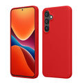kwmobile Schutzhülle kompatibel mit Samsung Galaxy S25 Hülle - Silikon Handy Case - Handyhülle für Samsung S25 weiche Oberfläche - kabelloses Laden für Galaxy S25 Case - Klassisch Rot Klassisch Rot  