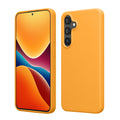 kwmobile Hülle kompatibel mit Samsung Galaxy S25 Plus Hülle - Silikon Handy Case - Handyhülle weiche Oberfläche - kabelloses Laden - Fruity Orange Fruity Orange  