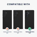 kwmobile Hülle kompatibel mit Samsung Galaxy S25 Ultra Hülle - Silikon Handy Case - Handyhülle weiche Oberfläche - kabelloses Laden