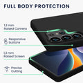kwmobile Hülle kompatibel mit Samsung Galaxy S25 Ultra Hülle - Silikon Handy Case - Handyhülle weiche Oberfläche - kabelloses Laden