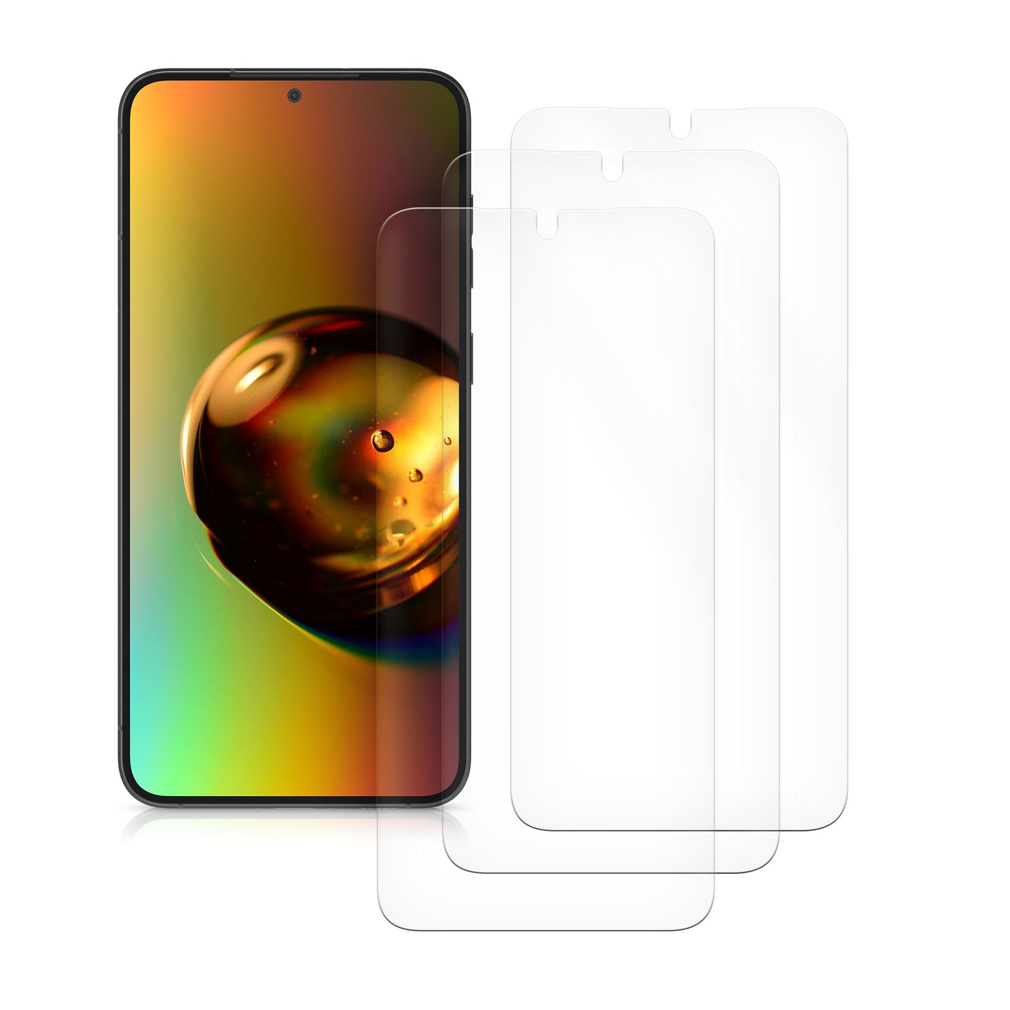 kwmobile Displayschutzfolie kompatibel mit Samsung Galaxy S25 Plus Set