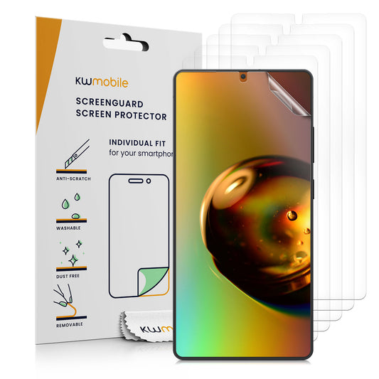 kwmobile 6x Displayschutzfolie kompatibel mit Samsung Galaxy S25 Ultra Folie - klare Schutzfolien Set in transparent Transparent  