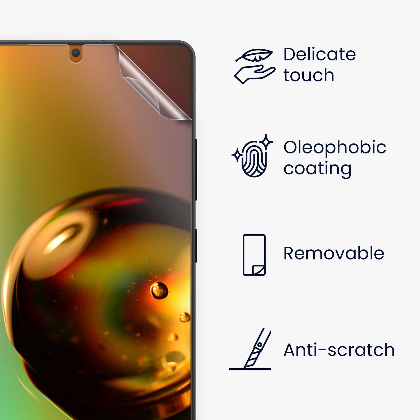 kwmobile Displayschutzfolie kompatibel mit Samsung Galaxy S25 Ultra Folie Set