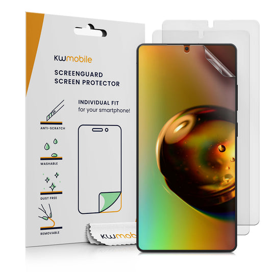 kwmobile 3x Folie matt kompatibel mit Samsung Galaxy S25 Ultra - Displayschutzfolie Schutzfolie - Displayschutz Displayfolie entspiegelt Matt Transparent  