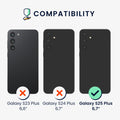 kwmobile Hülle kompatibel mit Samsung Galaxy S25 Plus Hülle Cover geeignet für kabelloses Laden