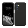 kwmobile Hülle kompatibel mit Samsung Galaxy A16 5G Hülle - Silikon Handy Case - Handyhülle weiche Oberfläche - kabelloses Laden - Dunkelgrau Dunkelgrau  