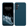 kwmobile Hülle kompatibel mit Samsung Galaxy A16 5G Hülle - Silikon Handy Case - Handyhülle weiche Oberfläche - kabelloses Laden - Petrol matt Petrol matt  