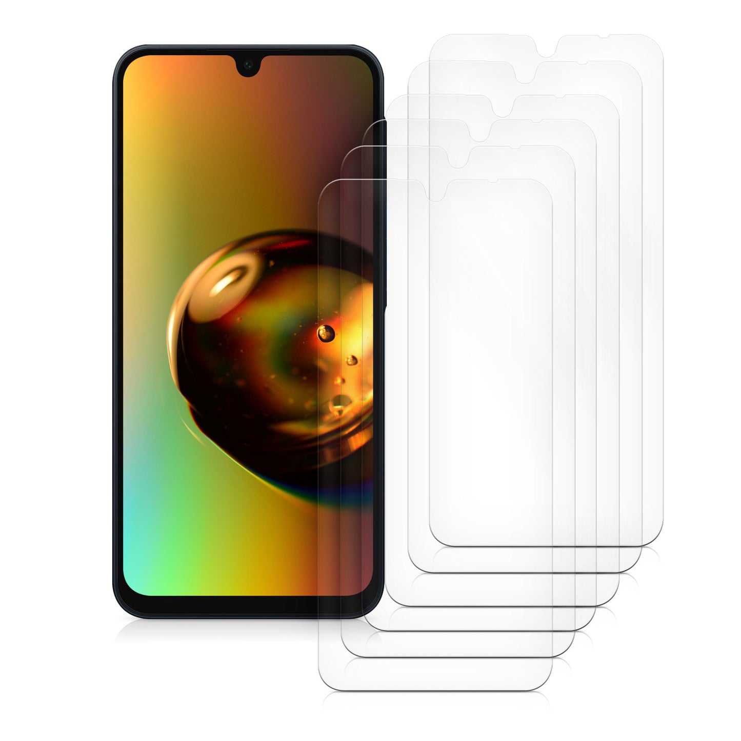 6x Folie kristallklar für Samsung Galaxy A16 5G
