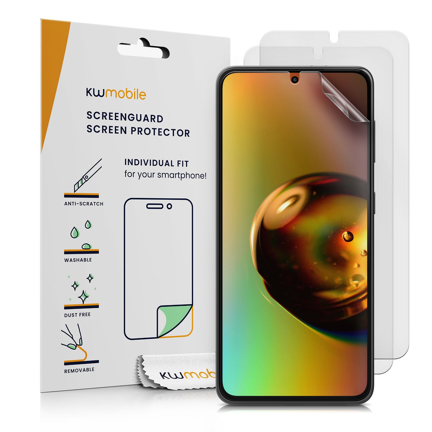 kwmobile 3x Folie matt kompatibel mit Samsung Galaxy S21 - Displayschutzfolie Schutzfolie - Displayschutz Displayfolie entspiegelt Matt Transparent  
