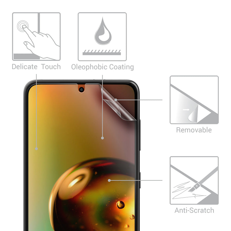 3x Displayschutzfolie matt kompatibel mit Samsung Galaxy S21