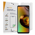 kwmobile 3x Folie matt kompatibel mit Sony Xperia 1 VI - Displayschutzfolie Schutzfolie - Displayschutz Displayfolie entspiegelt Matt Transparent  