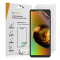 kwmobile 3x Folie matt kompatibel mit Sony Xperia 10 VI - Displayschutzfolie Schutzfolie - Displayschutz Displayfolie entspiegelt Matt Transparent  
