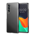 kwmobile Hülle kompatibel mit Samsung Galaxy Z Fold4 Case - Faltbare Handyhülle mit Rahmen - Robustes Cover
