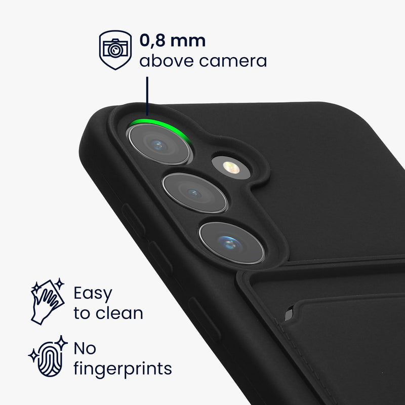 kwmobile Handyhülle kompatibel mit Samsung Galaxy S25 Hülle - Handy Cover mit Fach für Karten