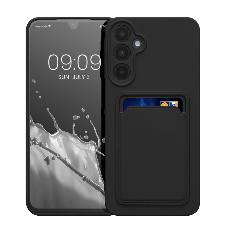 kwmobile Handyhülle kompatibel mit Samsung Galaxy A16 5G Hülle - Handy Cover mit Fach für Karten
