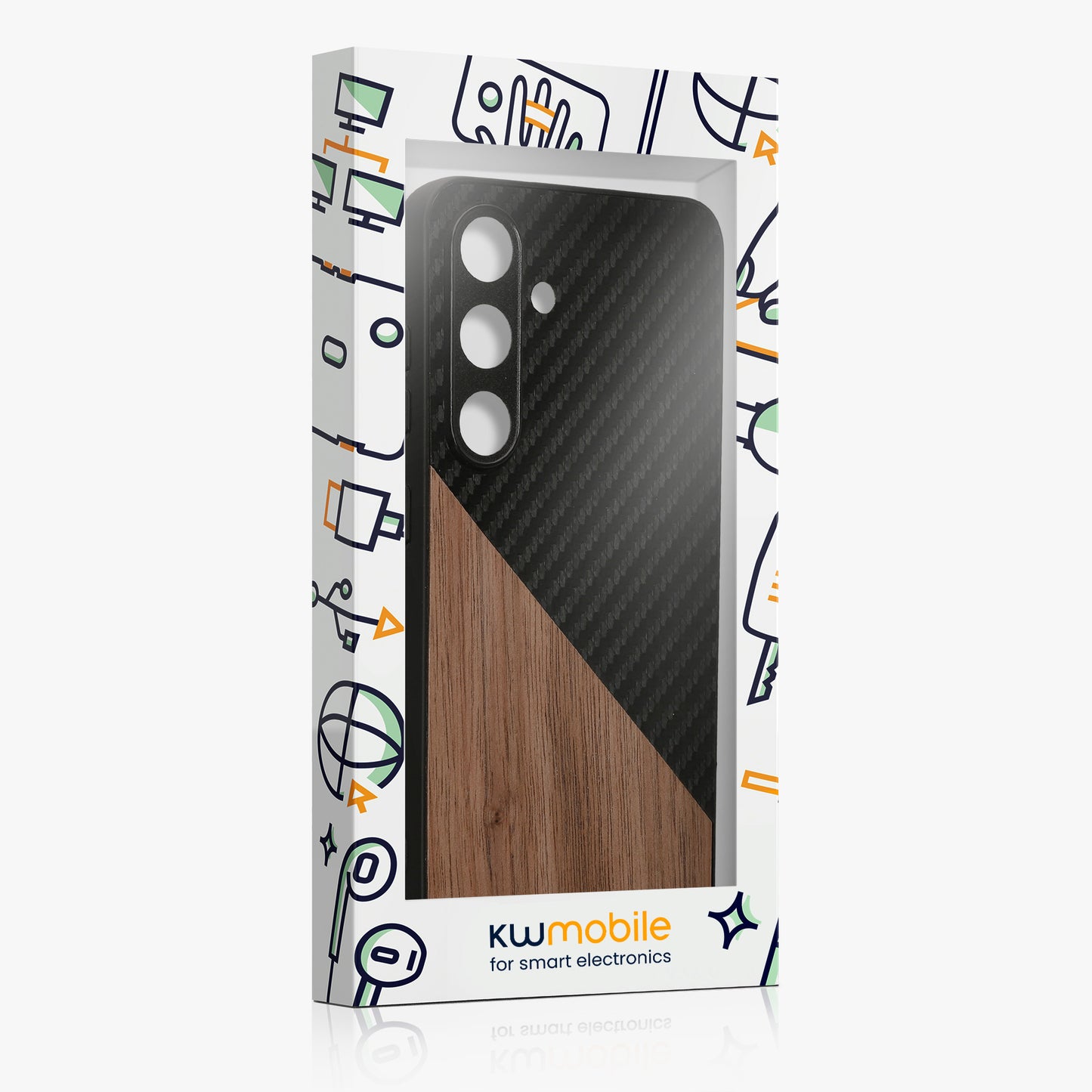 kwmobile Hülle kompatibel mit Samsung Galaxy S25 - Handyhülle - Handy Schutzhülle - Smartphone Cover